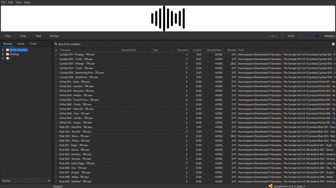 samplehive-dark-theme