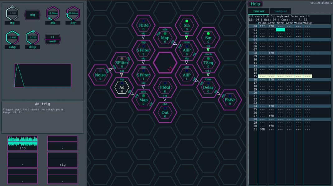 HexoSynth v0.1.0-alpha-2