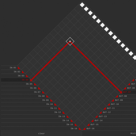 Screenshot of midimatrix.lv2