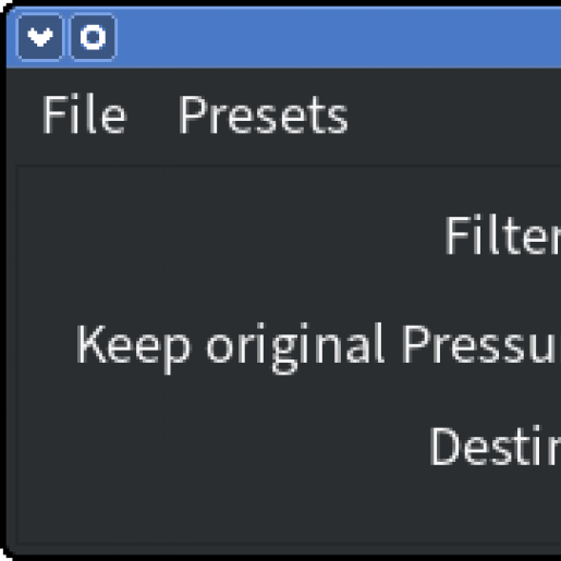 MIDIPressureToCC generic UI in jalv