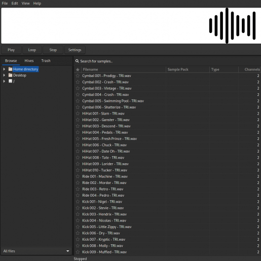 samplehive-dark-theme